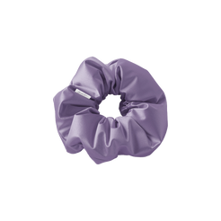 Purple branded scrunchie Hannah Ellis